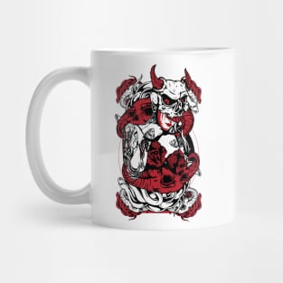 Lady Rose Skull Mug